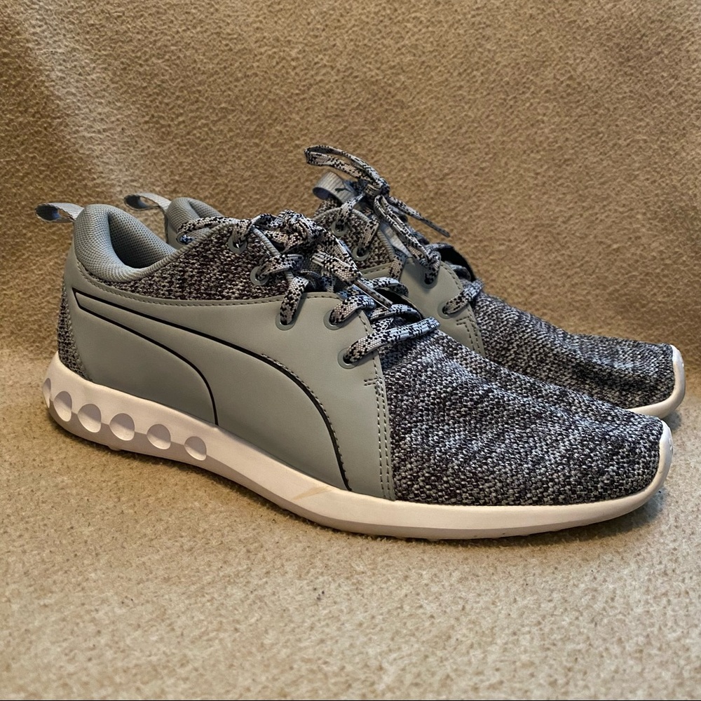 Womens Gray Puma Gym-shoes Size 9.5
